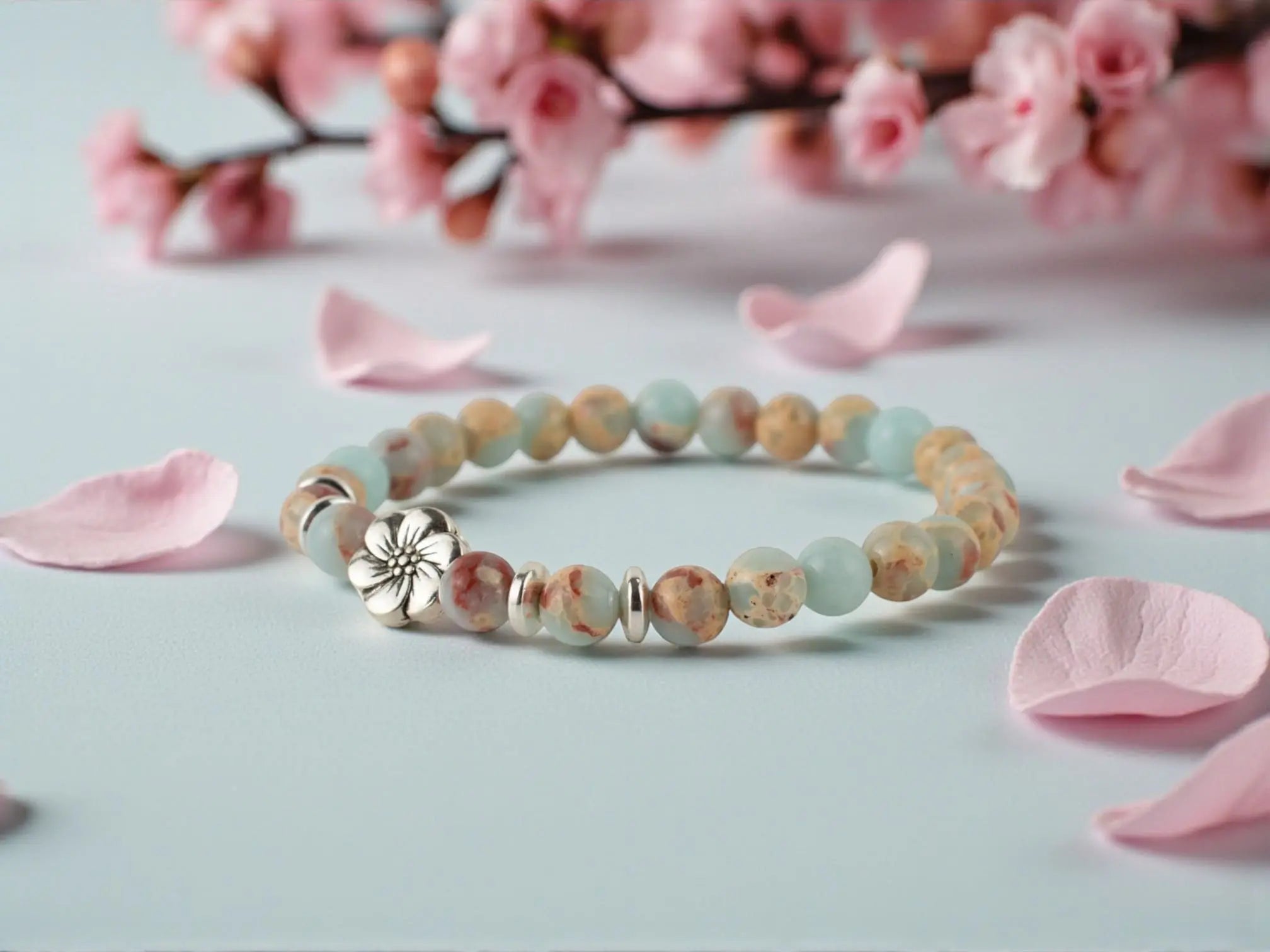 Bracelets Fleur de cerisier - Jethyka