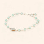 Bracelet Love en pierres naturelles Amazonite  Bracelet Jethyka