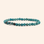 Bracelet pierres naturelles Turquoises et Œil protecteur - Jethyka