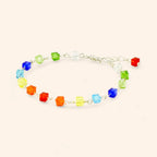 Bracelet perles cristal cubes Multicolores  Bracelet Jethyka