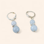 Boucles d'oreilles Aigue-Marine  Boucles d'Oreilles Jethyka