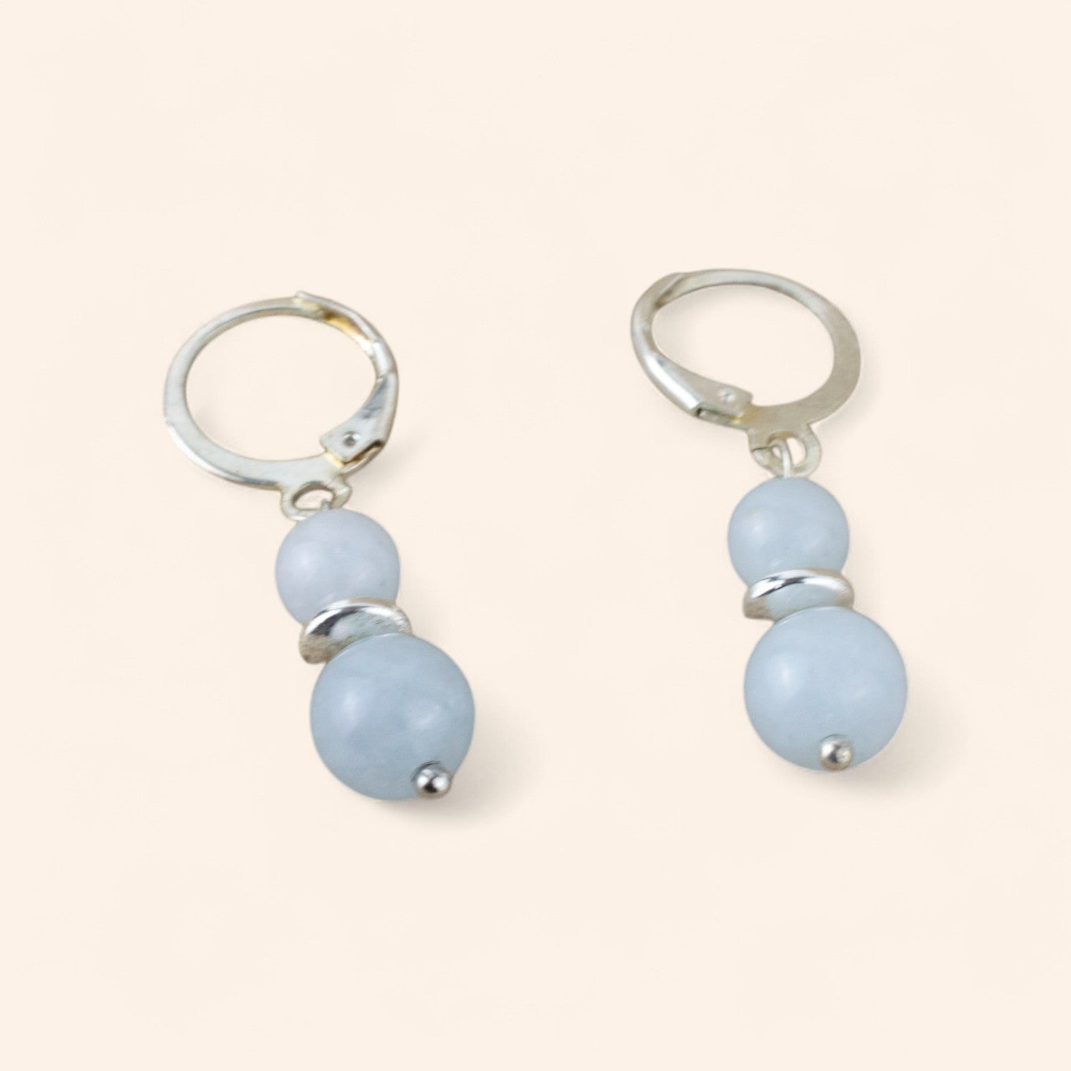 Boucles d'oreilles Aigue-Marine  Boucles d'Oreilles Jethyka