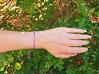 Bracelet Etoile perles rocailles Violettes