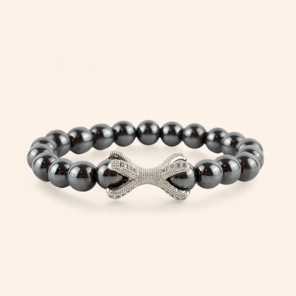 Bracelet Etreinte en pierres naturelles Hématites  Bracelet Jethyka