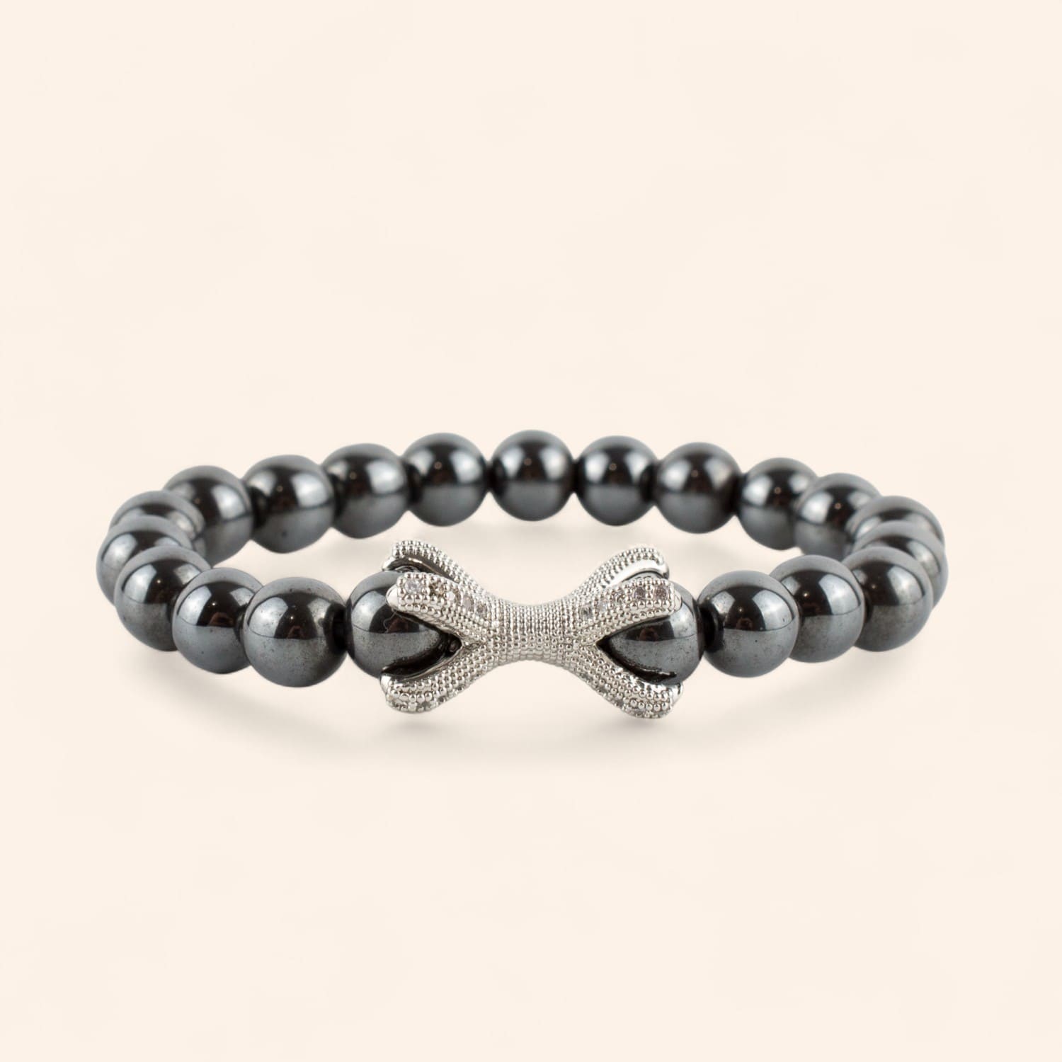 Bracelet Etreinte en pierres naturelles Hématites  Bracelet Jethyka