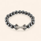 Bracelet Etreinte en pierres naturelles Hématites  Bracelet Jethyka