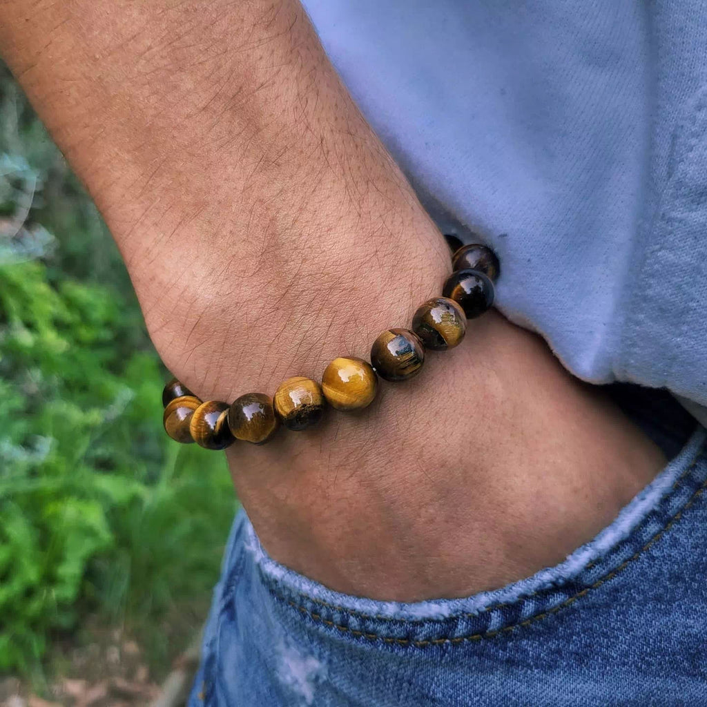 Bracelet Pierres naturelles Œil de Tigre  Bracelet Jethyka