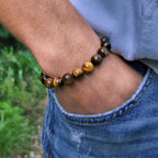 Bracelet Pierres naturelles Œil de Tigre  Bracelet Jethyka