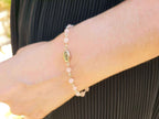 Bracelet Love en pierres naturelles Quartz Rose