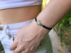 Bracelet Tortue macramé Noir
