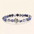Bracelet Fleur de Cerisier Sodalite  Bracelet Jethyka