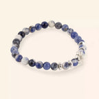 Bracelet Fleur de Cerisier Sodalite  Bracelet Jethyka