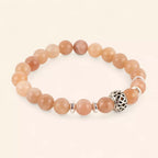 Bracelet Perle celtique Pierre de Soleil  Bracelet Jethyka