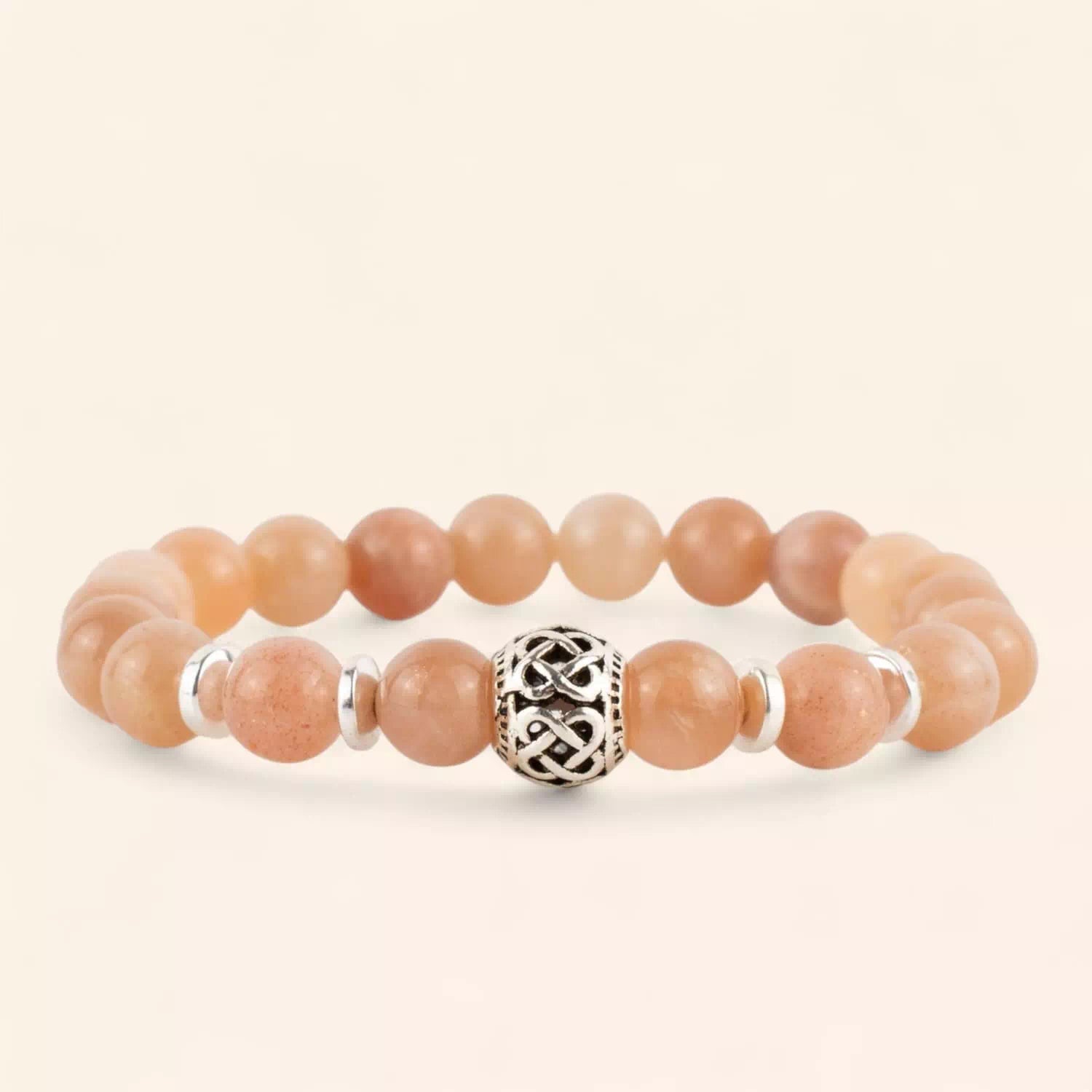 Bracelet Perle celtique Pierre de Soleil  Bracelet Jethyka