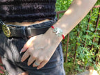 Bracelet Eléphant macramé Rouge