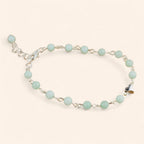 Bracelet Cœur en pierres naturelles Amazonite  Bracelet Jethyka