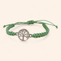 Bracelet Arbre de Vie en Macramé Vert  Bracelet Jethyka
