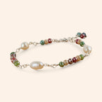 Bracelet perles cristal Multicolores et perles d'Eau Douce  Bracelet Jethyka