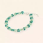 Bracelet en perles de rocailles camaïeu vert  Bracelet Jethyka