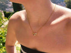 Collier Cœurs entrelacés dorés