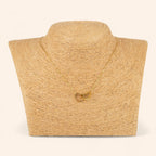 Collier cœurs dorés entrelacés  Collier Jethyka